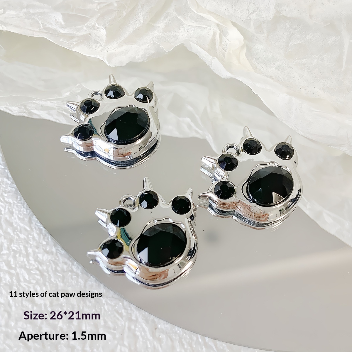 Liquid Alloy Pendant DIY Handmade Beading Material Jewelry Beads Accessories