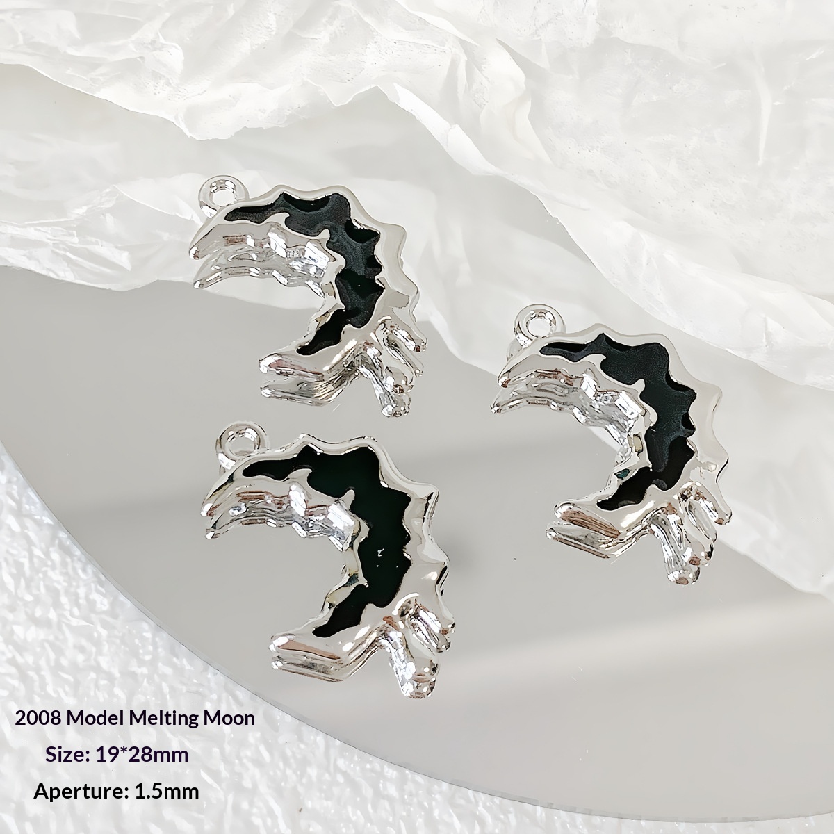 Liquid Alloy Pendant DIY Handmade Beading Material Jewelry Beads Accessories