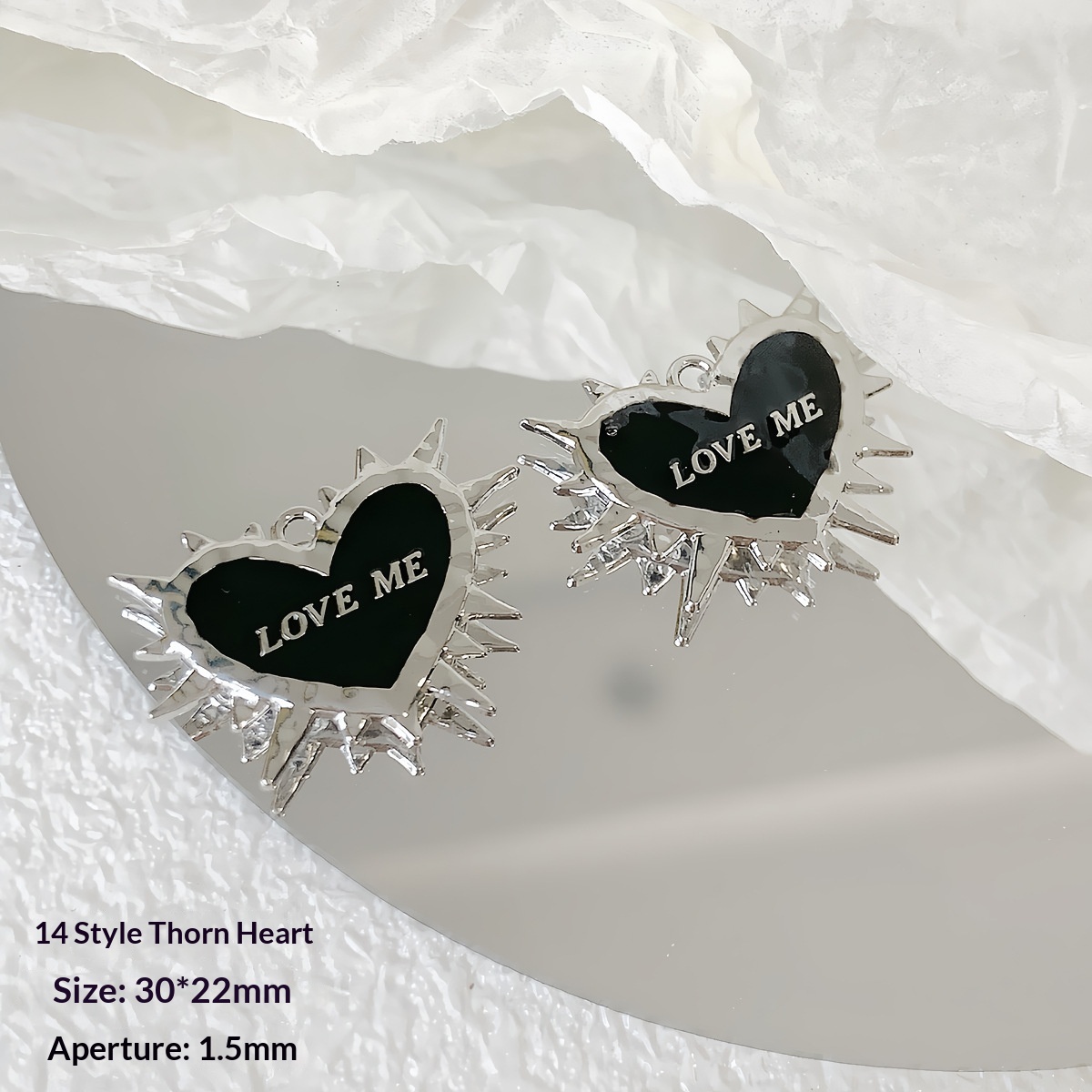 Liquid Alloy Pendant DIY Handmade Beading Material Jewelry Beads Accessories