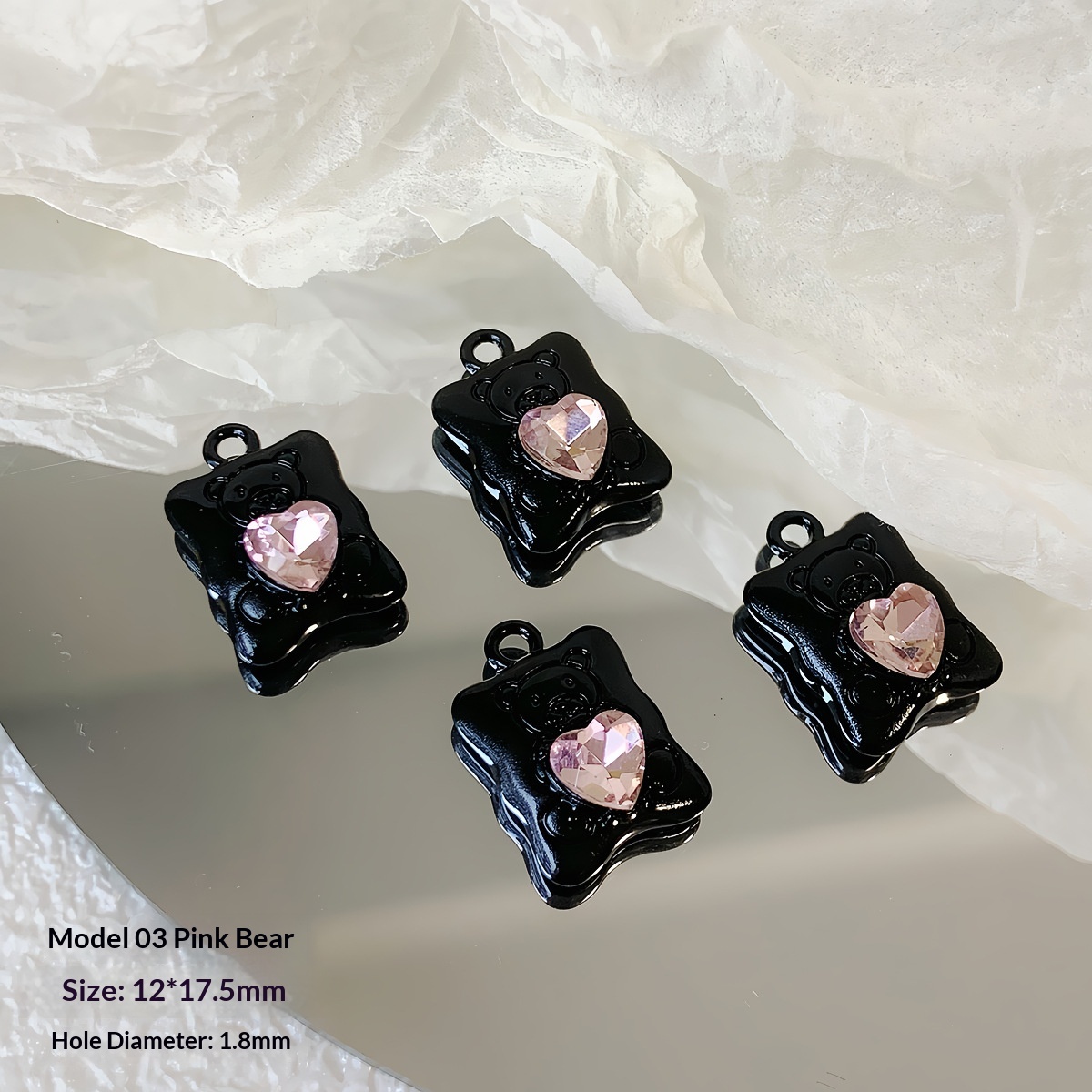 Liquid Alloy Pendant DIY Handmade Beading Material Jewelry Beads Accessories