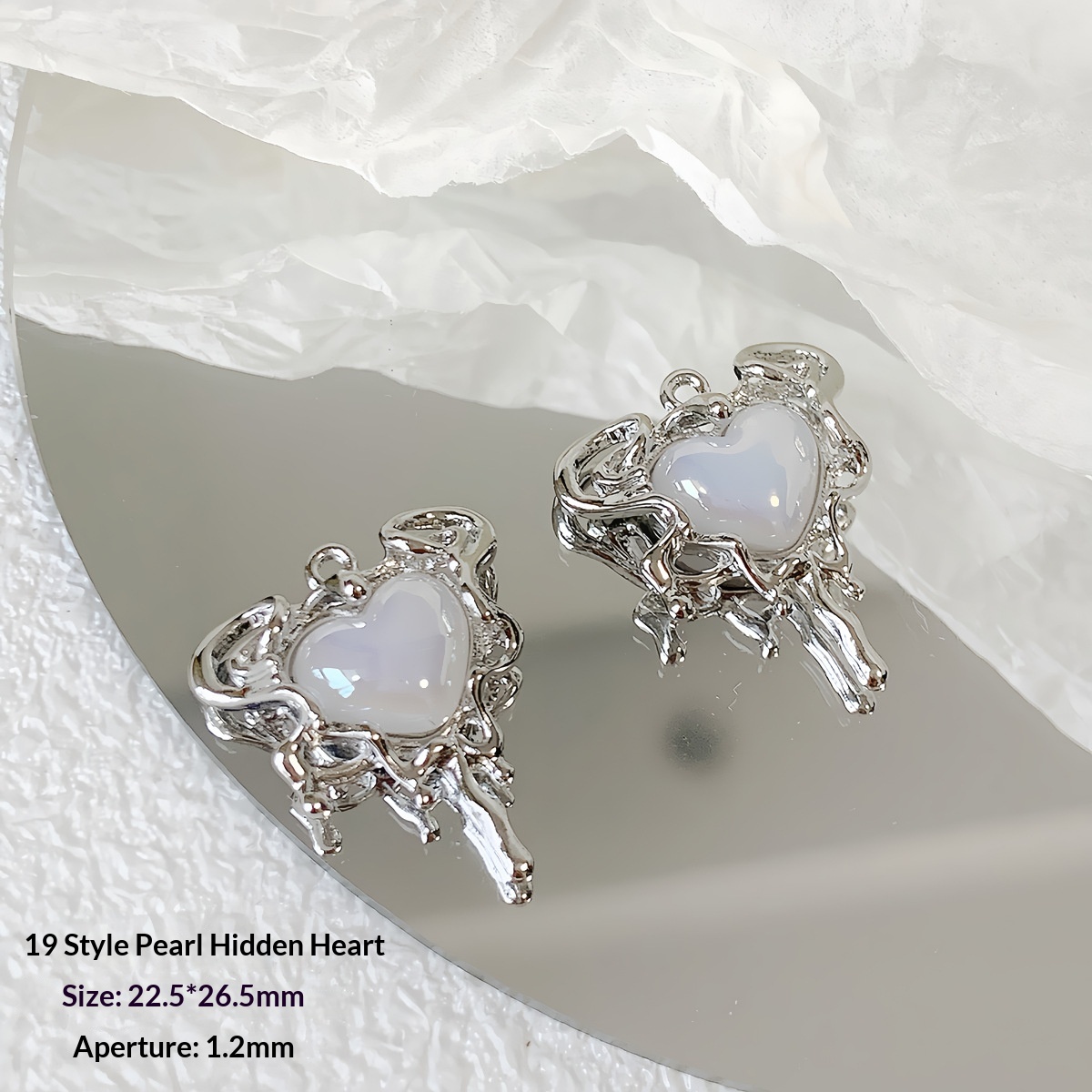 Liquid Alloy Pendant DIY Handmade Beading Material Jewelry Beads Accessories