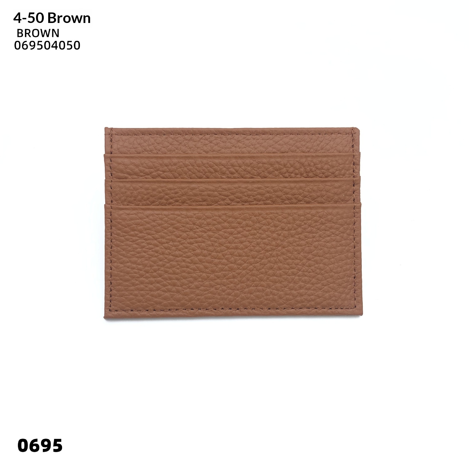 Simple Genuine Leather Small Card Bag, Men's And Women's Top Layer Cowhide