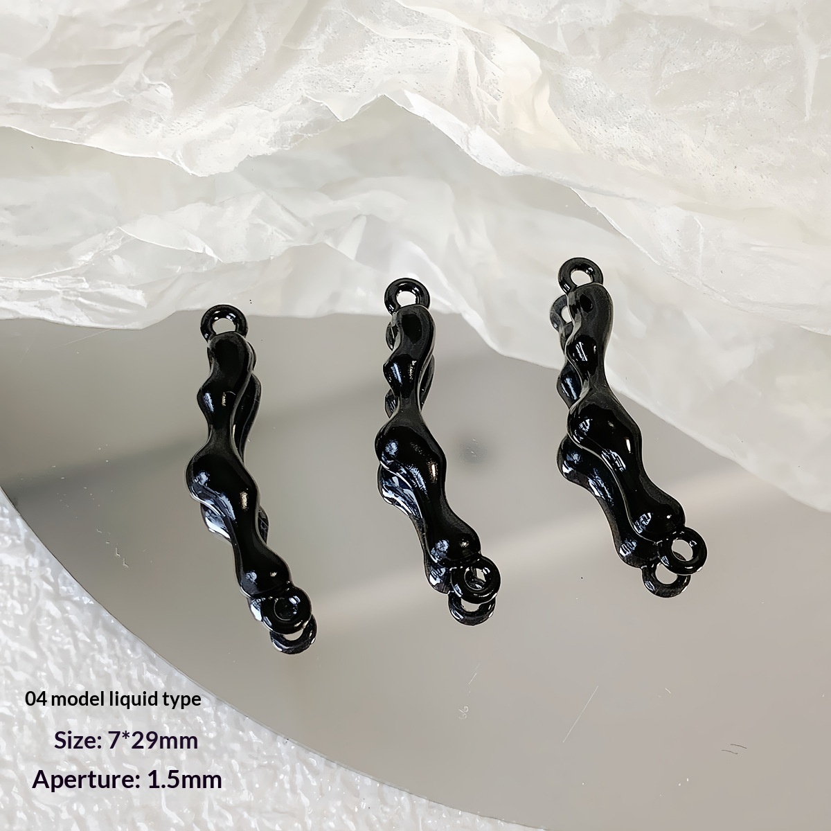 Liquid Alloy Pendant DIY Handmade Beading Material Jewelry Beads Accessories