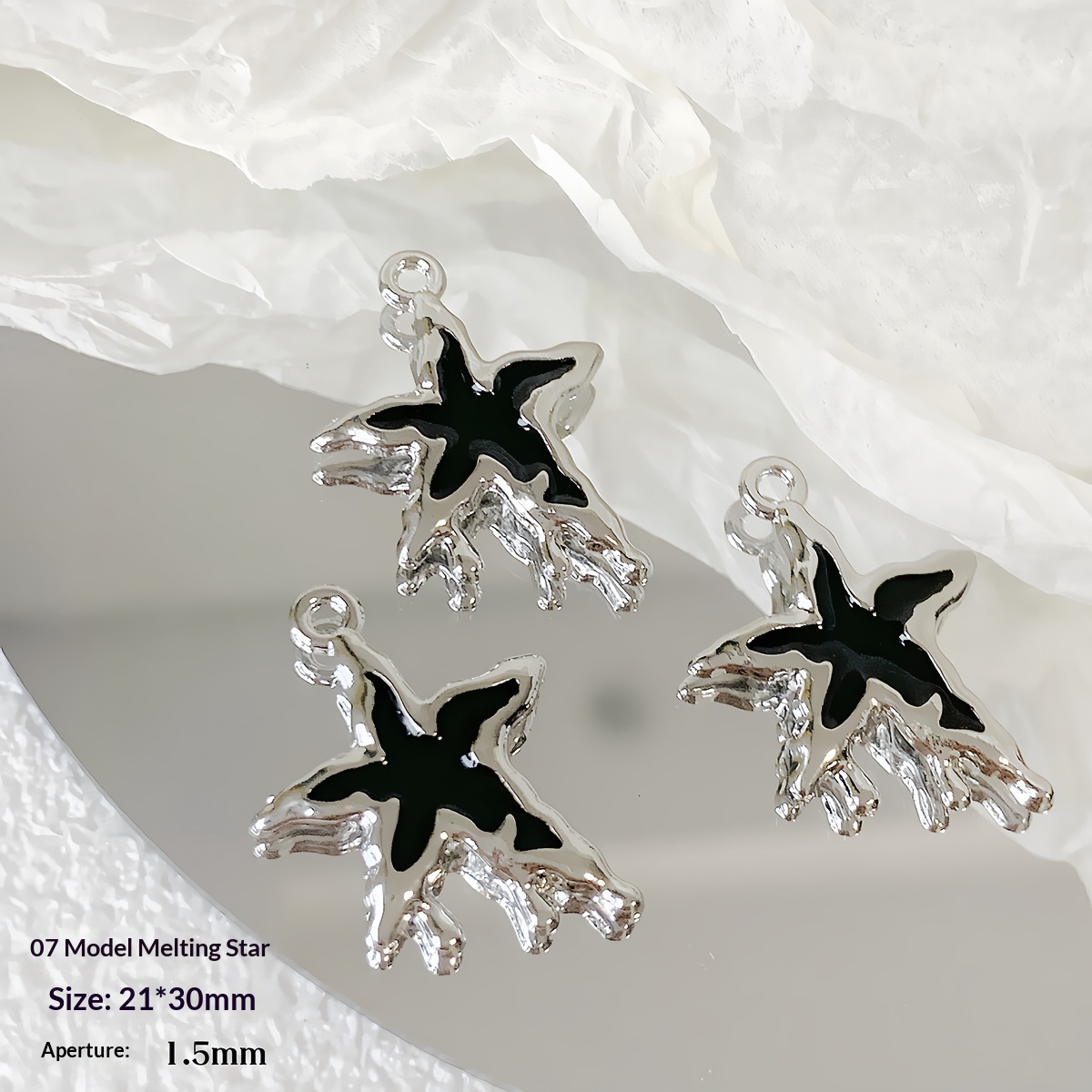 Liquid Alloy Pendant DIY Handmade Beading Material Jewelry Beads Accessories