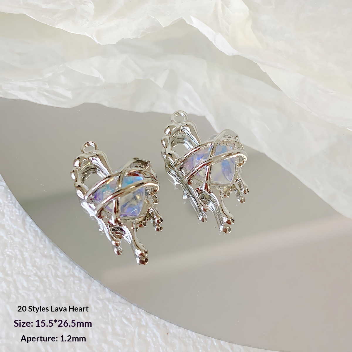 Liquid Alloy Pendant DIY Handmade Beading Material Jewelry Beads Accessories