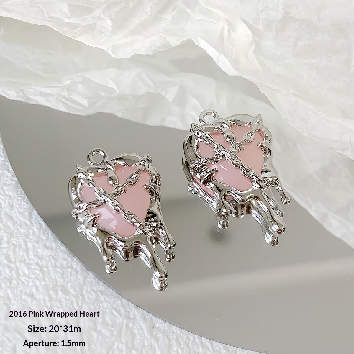 Liquid Alloy Pendant DIY Handmade Beading Material Jewelry Beads Accessories