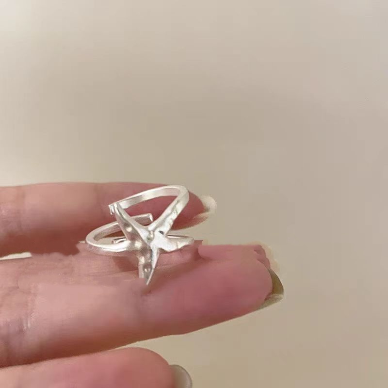 Resort-style Starfish Open Ring For Women A Niche Design