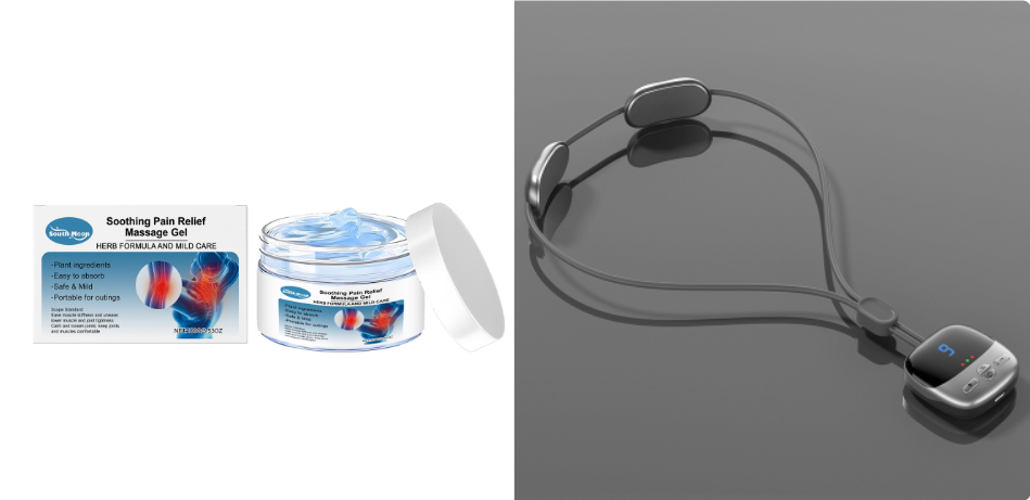 Portable Rechargeable Cervical Spine Instrument Pulse Massager Set