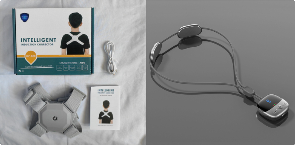 Portable Rechargeable Cervical Spine Instrument Pulse Massager Set