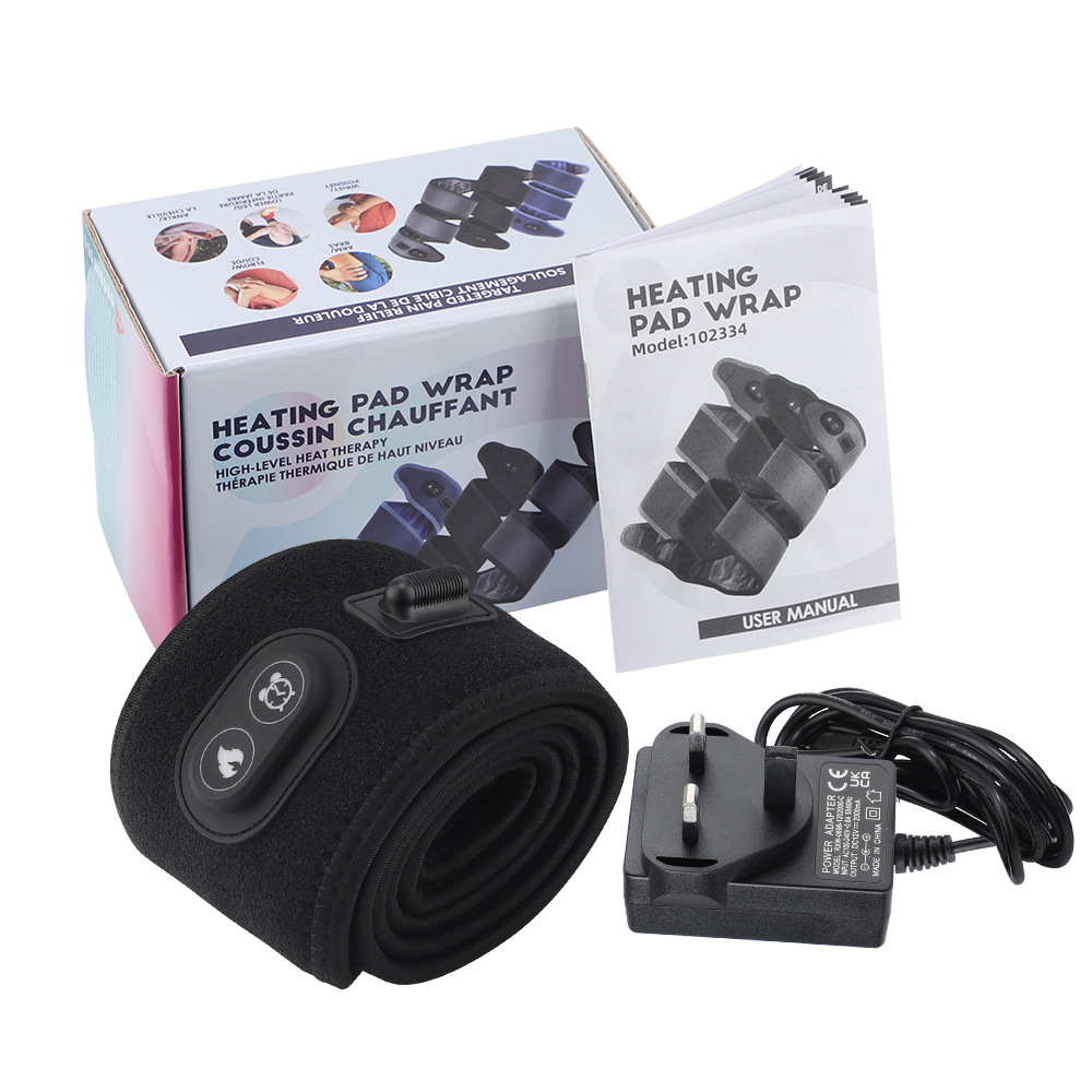 Heated, Timed Wrist And Elbow Wraps With Electrical Heating For Warmth In Winter