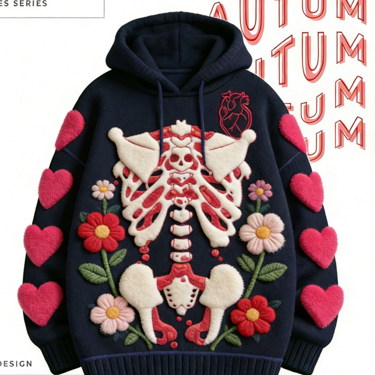 The Lady's Quirky Personality-themed Pullover Jacket