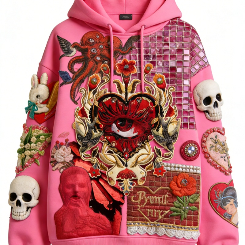 The Lady's Quirky Personality-themed Pullover Jacket