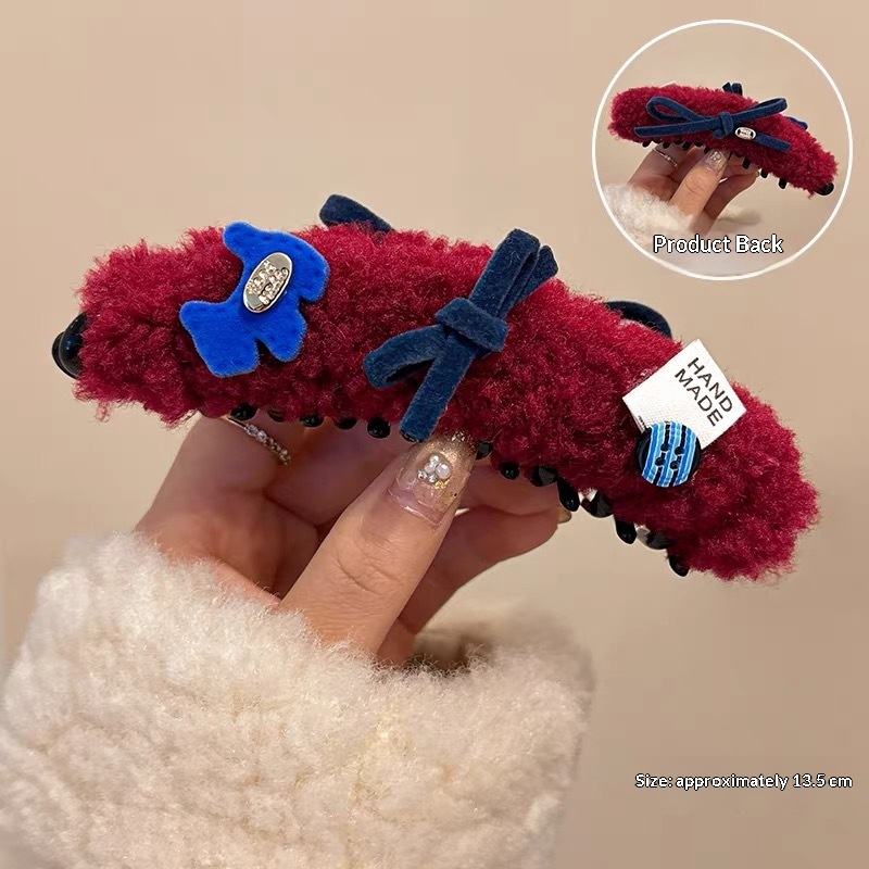 Elegant Sophisticated Bun-style Ponytail Clip For The Back Of The Head