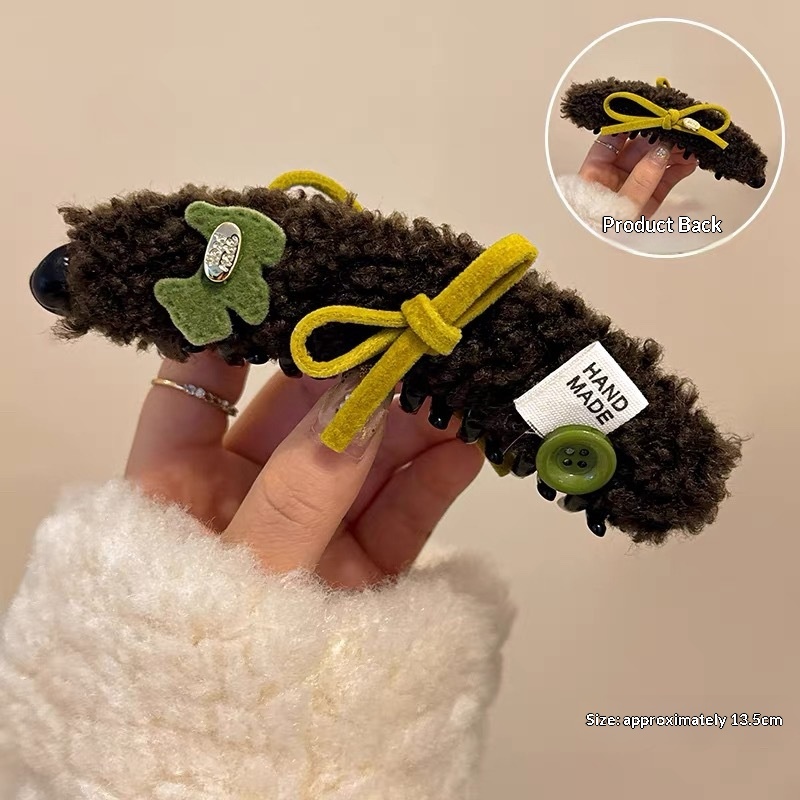 Elegant Sophisticated Bun-style Ponytail Clip For The Back Of The Head