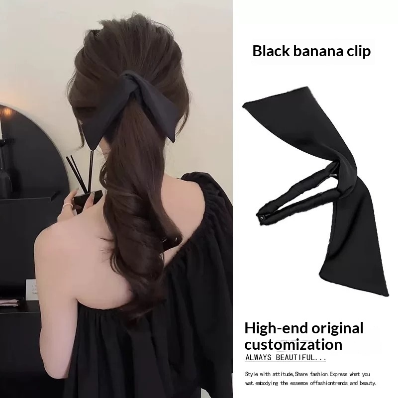 Elegant Sophisticated Bun-style Ponytail Clip For The Back Of The Head