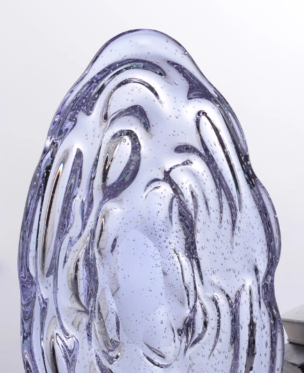 Light-luxury Violet Boat-shaped Fruit Bowl Ornament