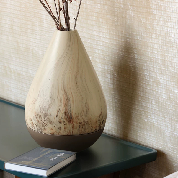 Nordic Ceramic New Stone-Texture Vase Ornament