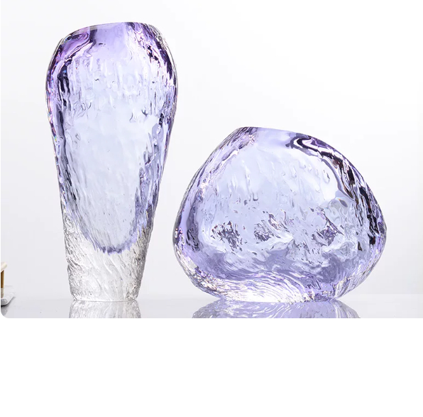 Creative Floating-ice Art Vase Decoration For The Living Room