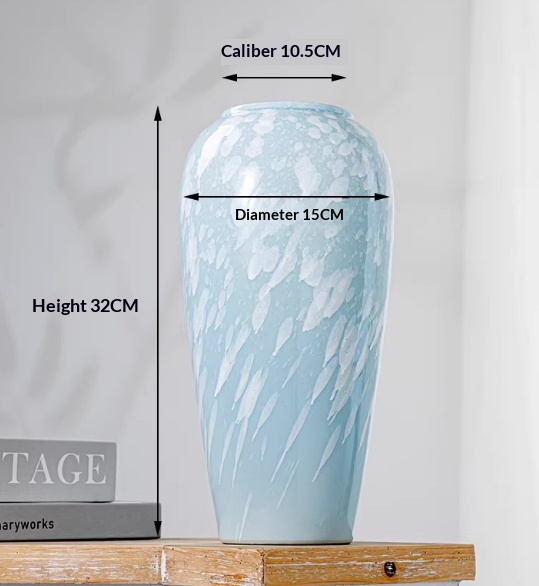 New Chinese-style Ceramic Vase Ornament