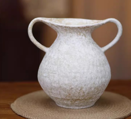 Ceramic Double-Handle Vase, picture 2 of 5
