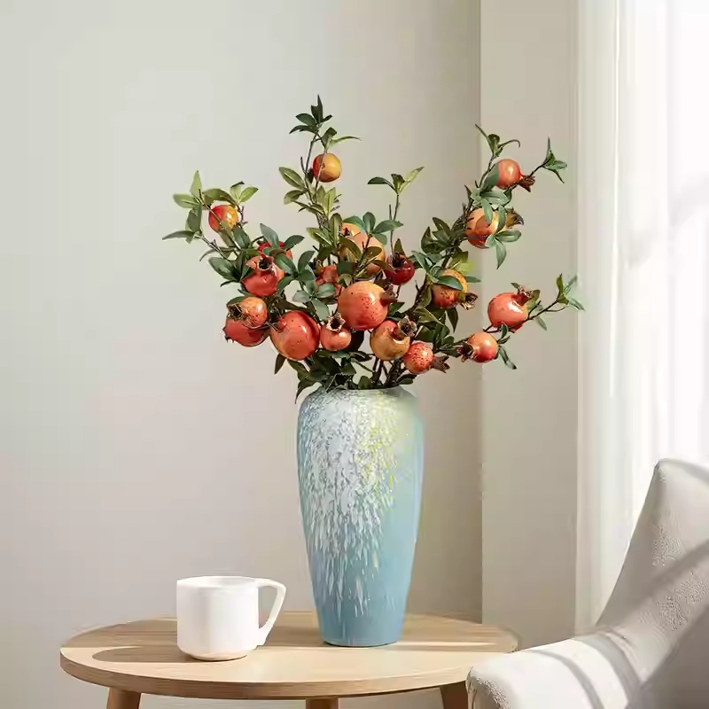 Handmade Ceramic Zen-inspired Frosted Flower Vase Ornament