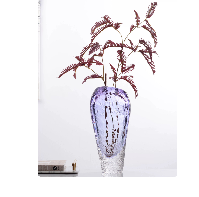 Creative Floating-ice Art Vase Decoration For The Living Room