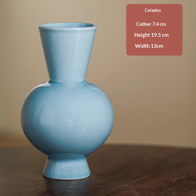 Chinese-style Light Luxury Spherical Flower Arrangement Artist Home Decoration Flower Vase