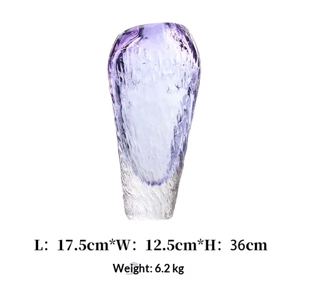 Creative Floating-ice Art Vase Decoration For The Living Room