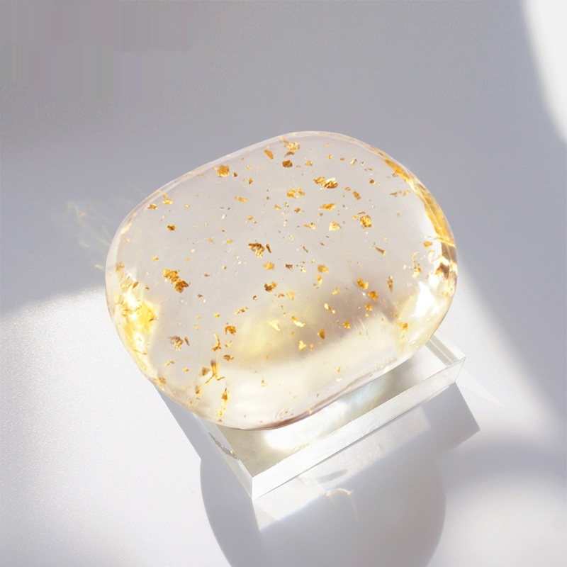 Amino Acid Gold Foil Rose Handmade Soap For Face And Body Wash