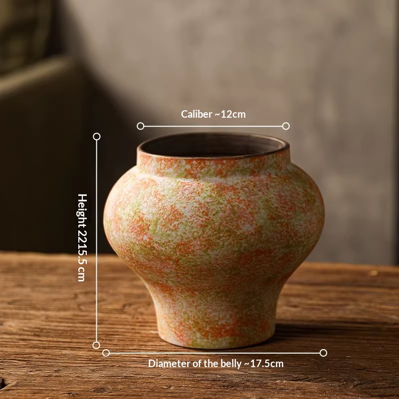 Retro Ceramic Home Phalaenopsis Flower Pot Set From Jingdezhen