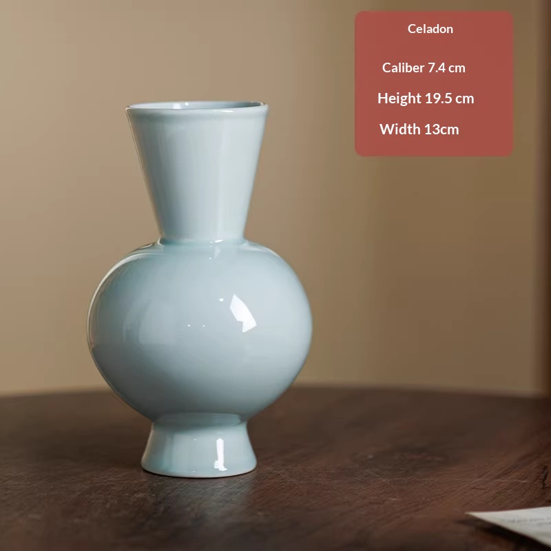 Chinese-style Light Luxury Spherical Flower Arrangement Artist Home Decoration Flower Vase