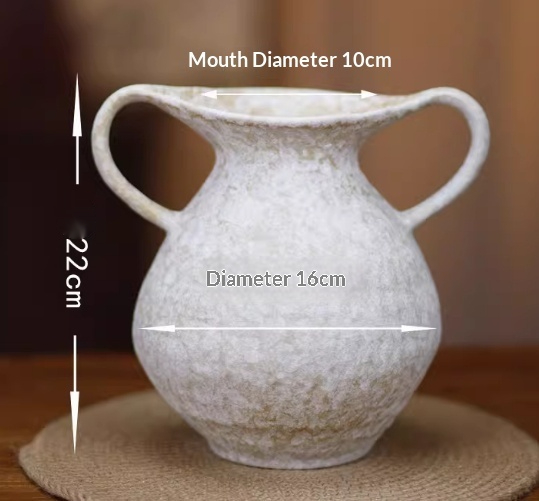 Ceramic Double-Handle Vase, picture 3 of 5