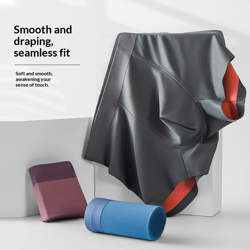 Mens Double-sided Breathable Seamless Underwear