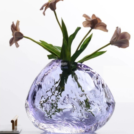 Creative Floating-ice Art Vase Decoration For The Living Room