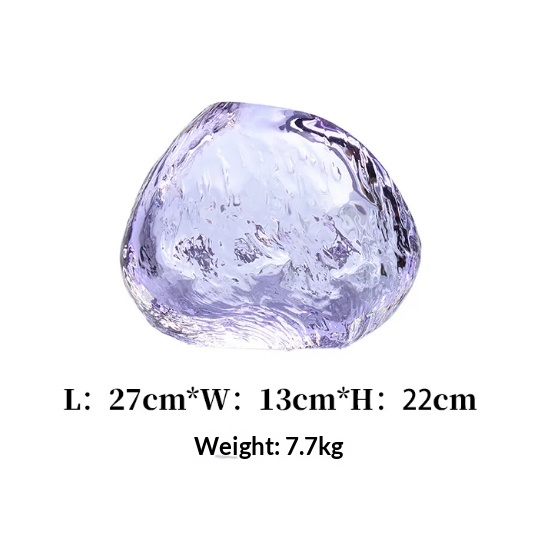 Creative Floating-ice Art Vase Decoration For The Living Room