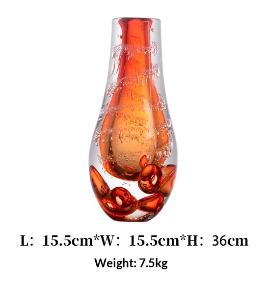 Luxury Minimalist High-end Glass Vase