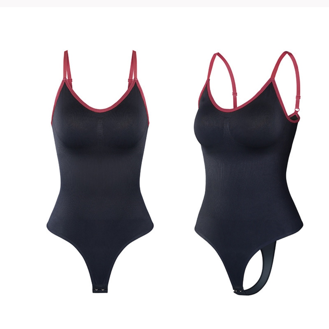 Seamless Body Shaping Jumpsuit With Abdominal Compression And Hip Lifting, Large Size