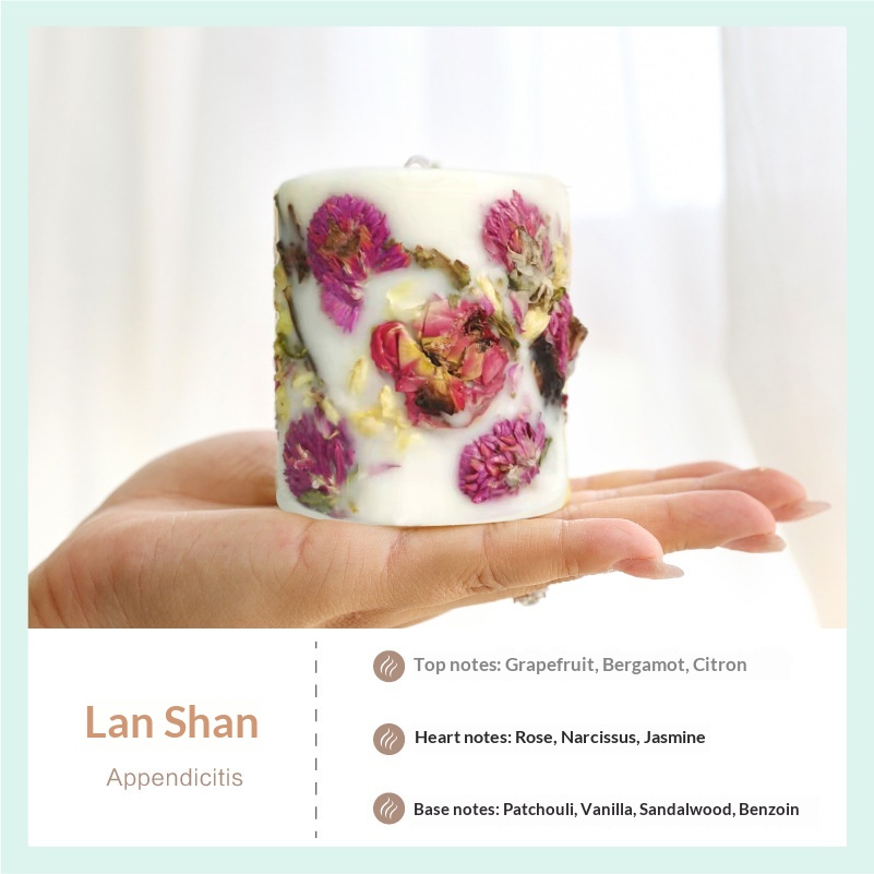 Ornament Romantic Fragrance Essential Oil Aromatherapy Candle