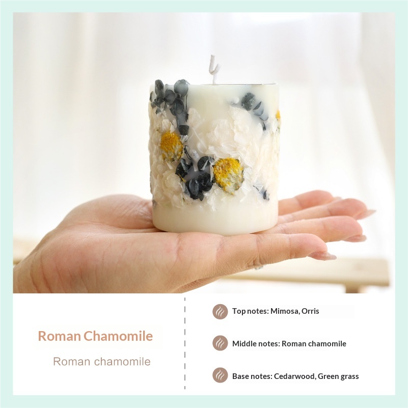 Ornament Romantic Fragrance Essential Oil Aromatherapy Candle