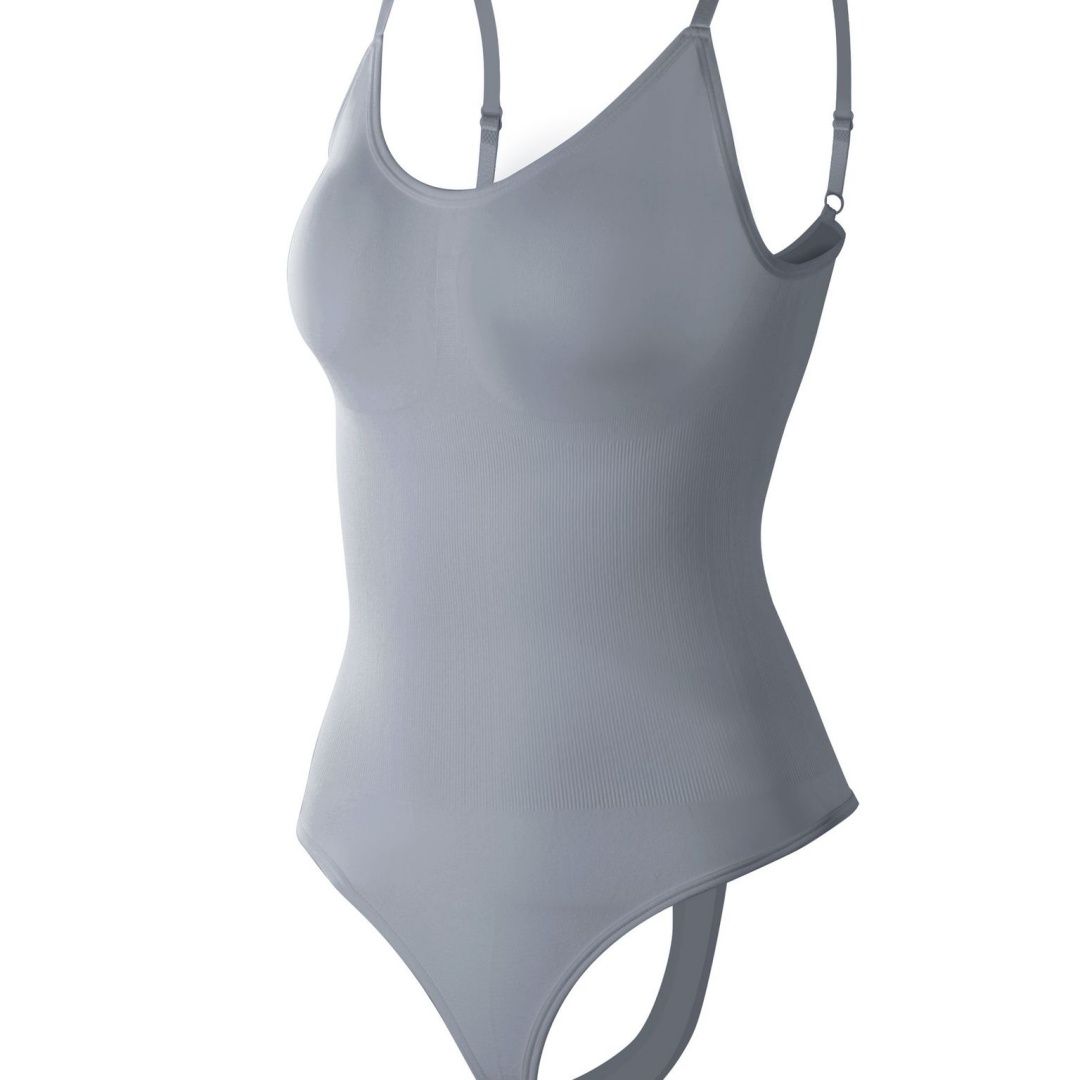 Seamless Body Shaping Jumpsuit With Abdominal Compression And Hip Lifting, Large Size