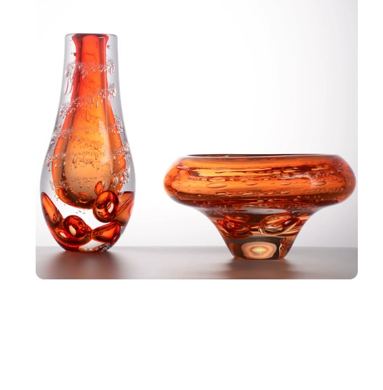 Luxury Minimalist High-end Glass Vase