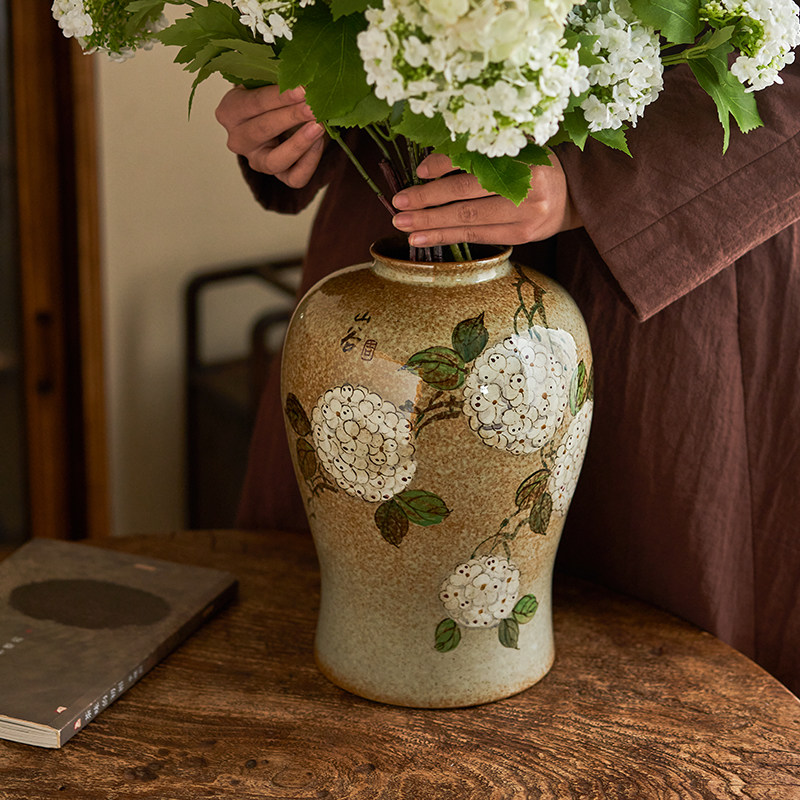 Hydroponic Vase Ornament For The Living Room Jingdezhen Ceramic Flower Arrangement