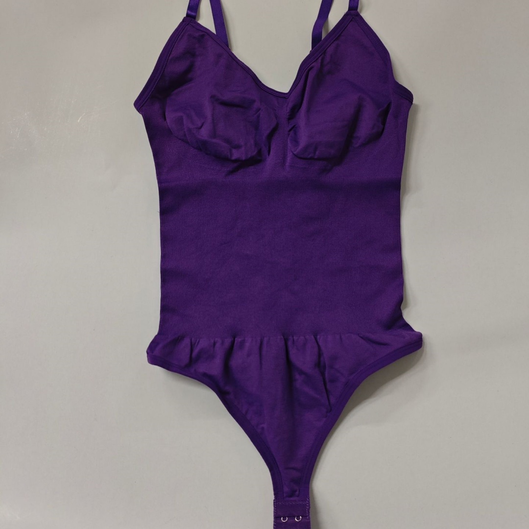 Seamless Body Shaping Jumpsuit With Abdominal Compression And Hip Lifting, Large Size