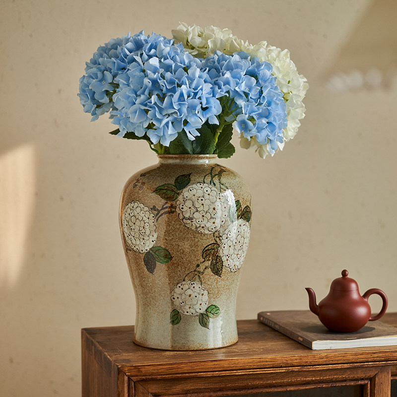 Hydroponic Vase Ornament For The Living Room Jingdezhen Ceramic Flower Arrangement