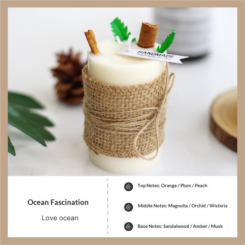 Ornament Romantic Fragrance Essential Oil Aromatherapy Candle