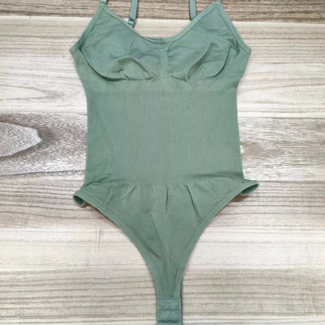 Seamless Body Shaping Jumpsuit With Abdominal Compression And Hip Lifting, Large Size