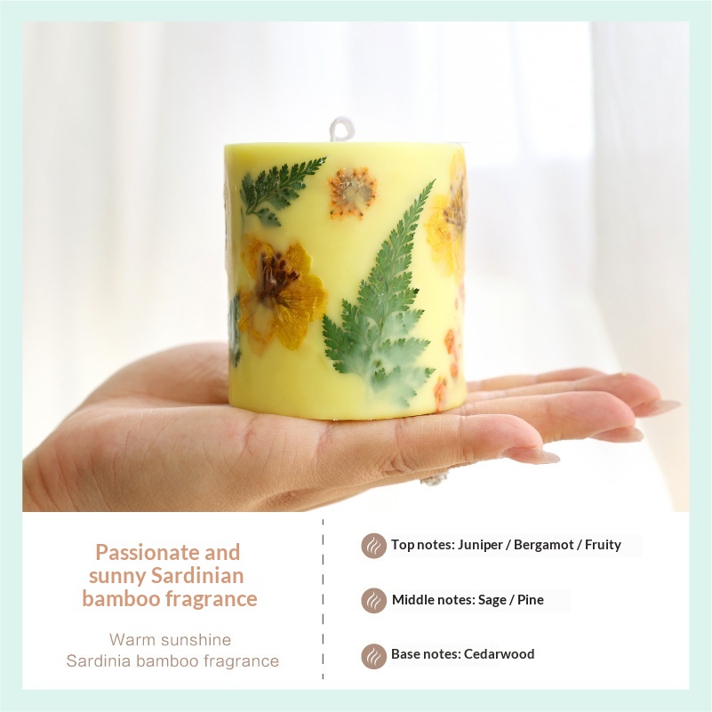 Ornament Romantic Fragrance Essential Oil Aromatherapy Candle