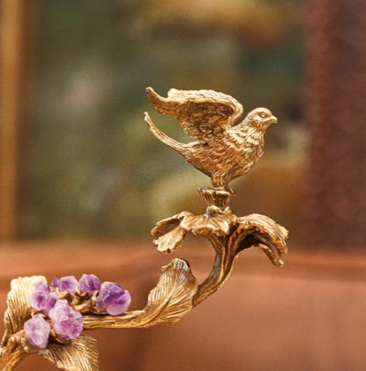 Brass Crystal Glass Storage Jar Ornament A Sophisticated Fruit Bowl For The Living Room