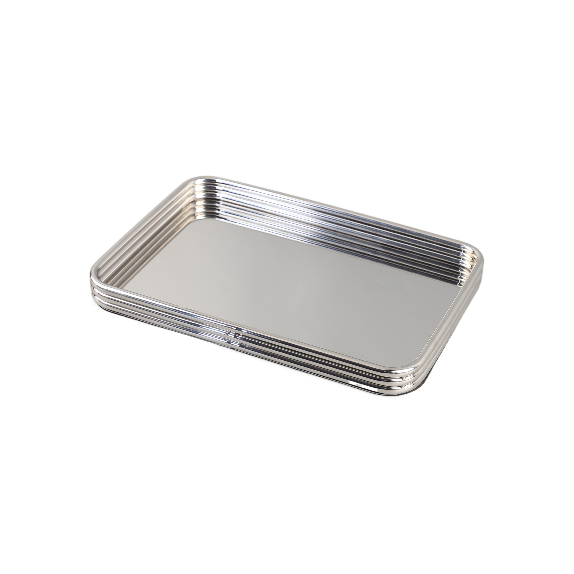 Minimalist Stainless Steel Rectangular Aromatherapy Storage Tray Ornament