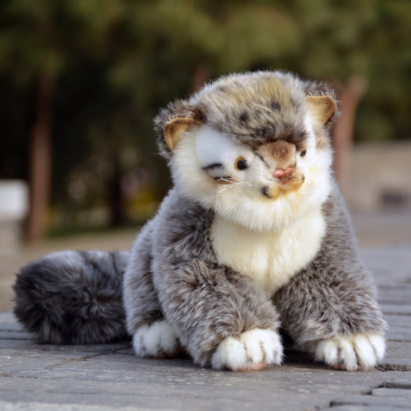 Super-realistic And Adorable Pallass Cat Plush Toy